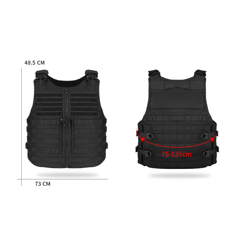 SABADO Lightweight Security Tactical Bulletproof Military Vest MOLLE Quick Release Weight Plate Carrier Combat Vest