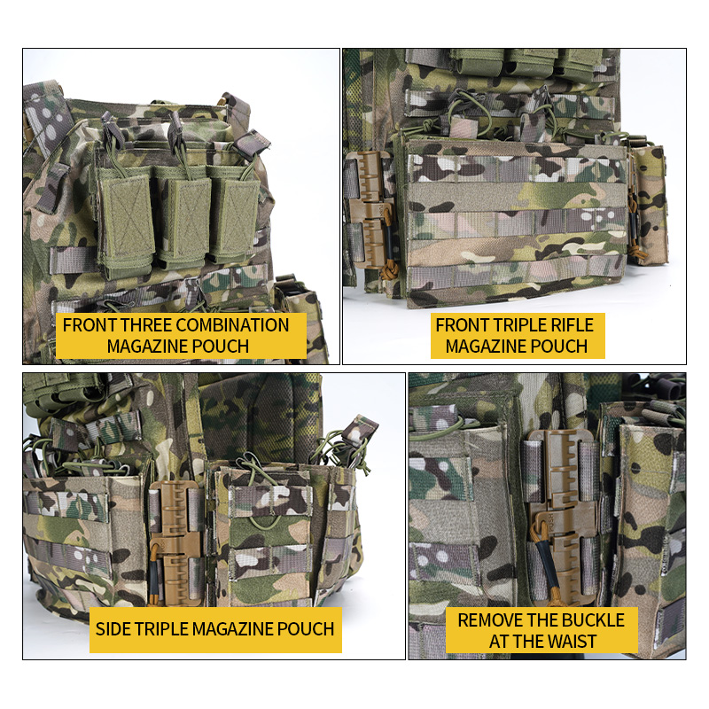 SABADO Quick Release Lightweight Vest Регульований дихаючий Weighted Camo Tactical Outdoor Carrier Vest for Training 