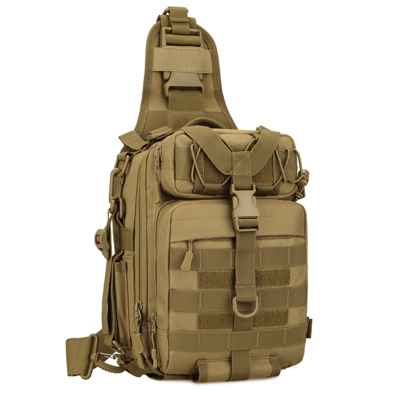 SABADO Outdoors Large Capacity Adjustable Shoulder Crossbody Camping Molle Tactical Sling Chest Bag