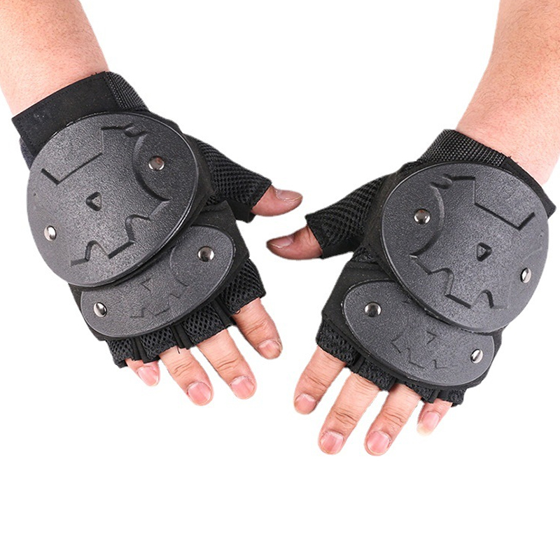 Велосипедні рукавички SABADO Tactical Protective Half Finger Tactical Protective Hard Shell