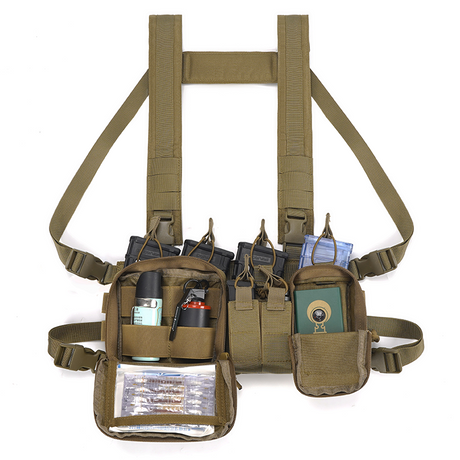 SABADO Outdoor Hunting Tactical Assault Chest Rig Molle Multicam Tactical Vest з кількома кишенями