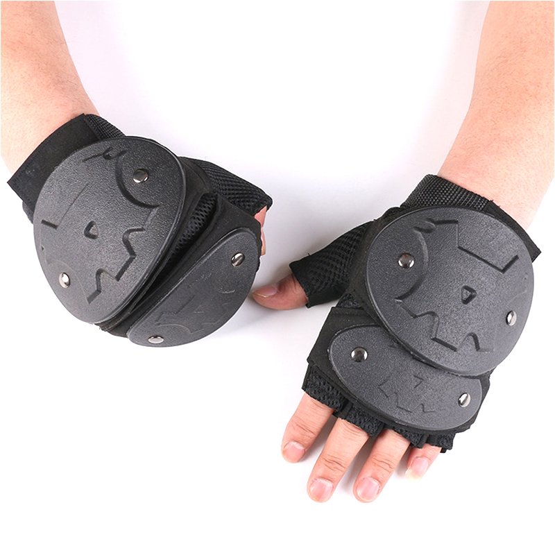 Велосипедні рукавички SABADO Tactical Protective Half Finger Tactical Protective Hard Shell