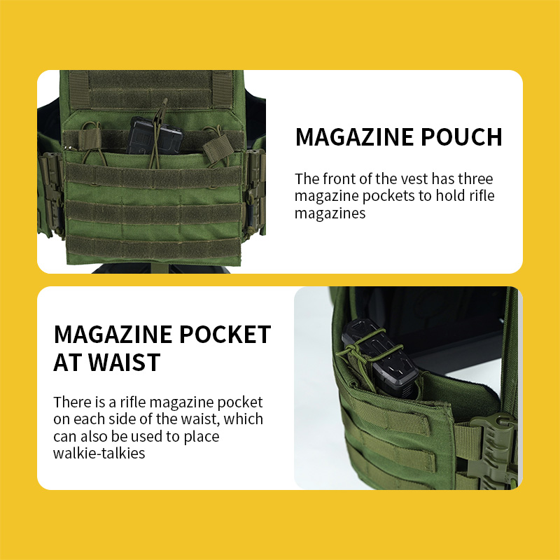 SABADO Quick Release Military Armor Vest Тактичний зовнішній жилет для дорослих