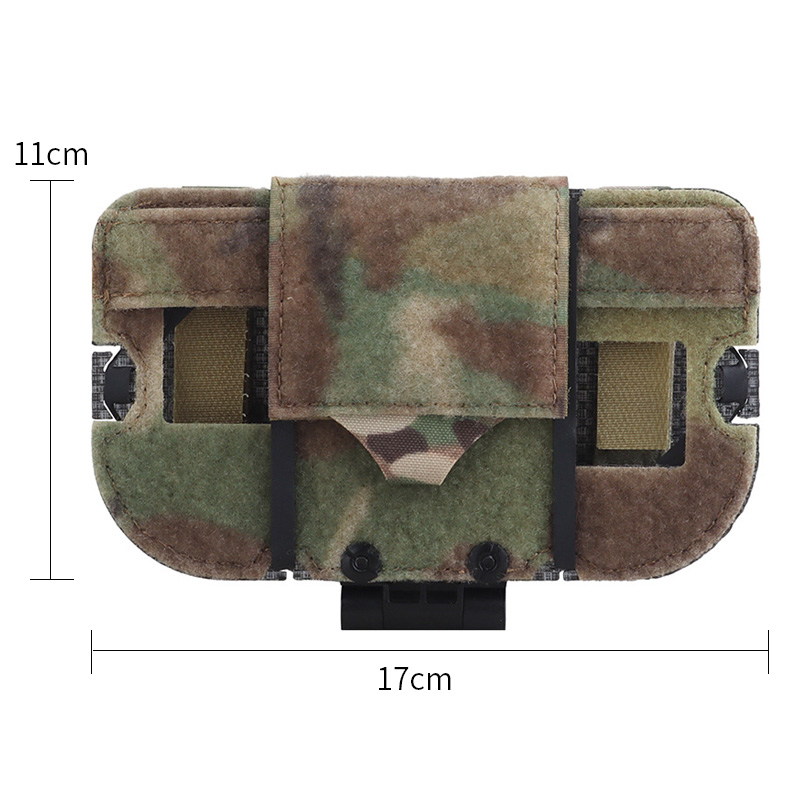 SABADO Outdoor Universal Tactical Chest Rig Pouch Holder Складана навігаційна панель Телефон для тактичного спорядження