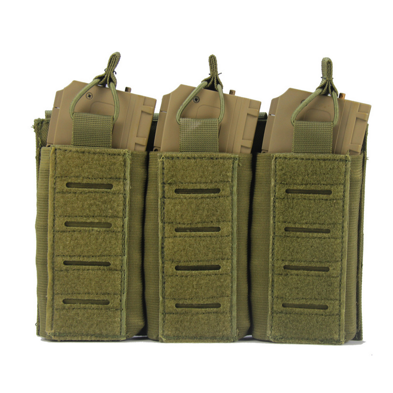 SABADO Outdoor Tactical Triple Mag Pouch для M4 M14 M16 AK AR Еластичний жилет кенгуру