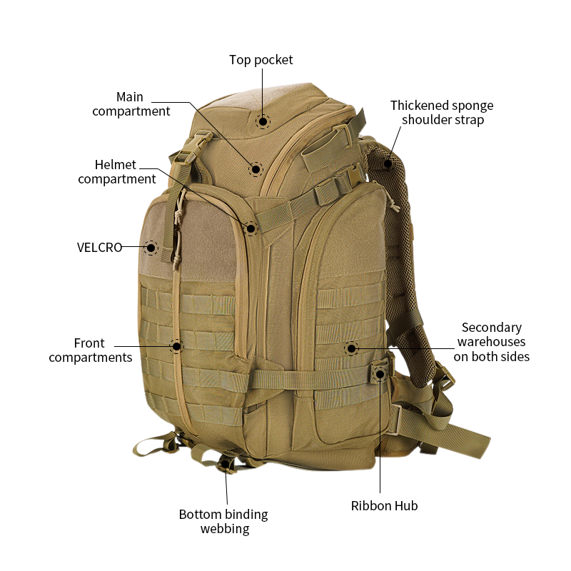 Військово-тактичний рюкзак SABADO Large Army 3 Day Assault Pack Molle Bag Hunting Backpacks