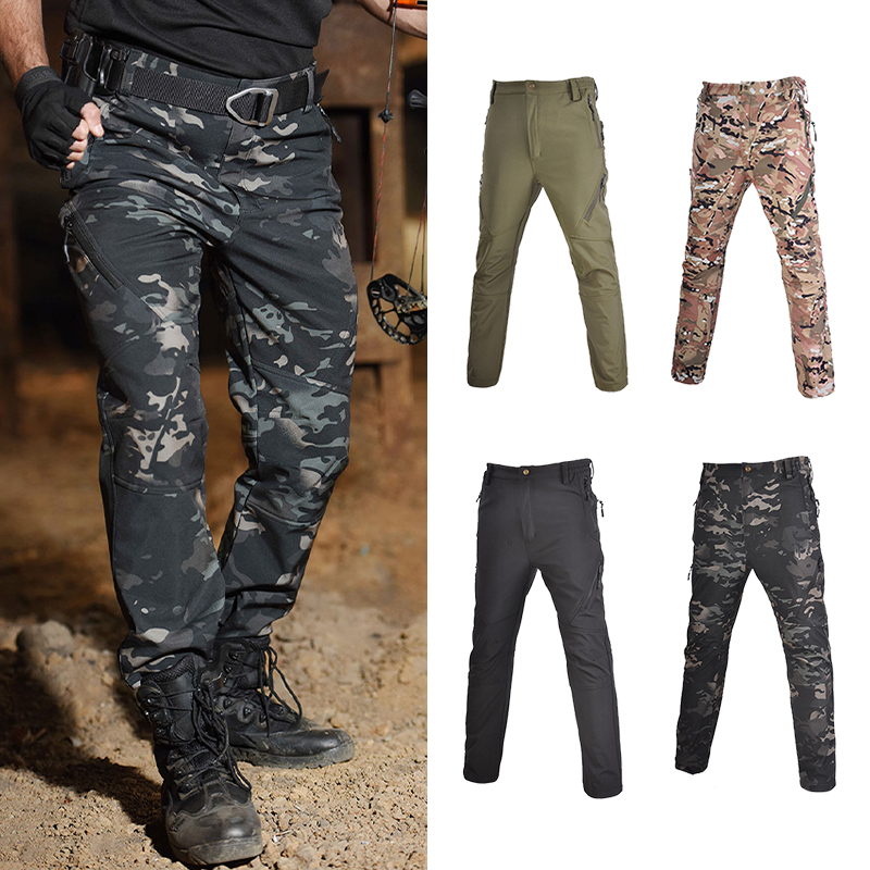 SABADO Outdoor Military Quick Dry Plus Size Camo Hiking Grey Army Tactical Camouflage Pants