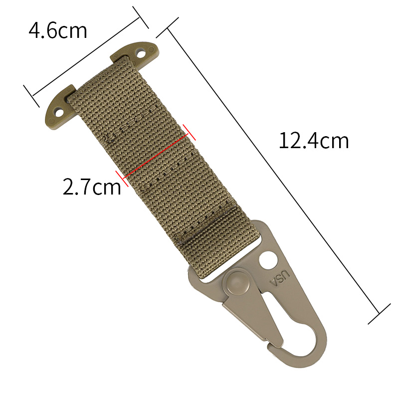 SABADO T-Mount MOLLE Webbing Battle Belt Clip Tactical Belt Clip Molle Gear Clip Clash Hook Підвісний карабін 